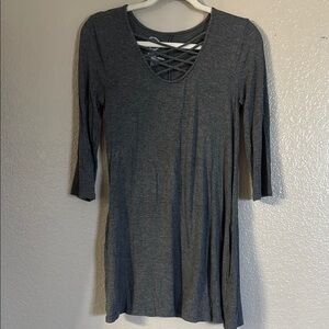 Maurice’s Gray Crisscross Grey Tunic